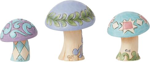 Enesco Jim Shore Heartwood Creek Nature's Meadows Meadurooms Miniature تمثال 3pc مجموعة الراتنجات الحجرية مرسومة باليد مصنوعة من التماثيل الزخرفية الصغيرة التماثيل الصغيرة تمثال ديكور المنزل ، 2.5 بوصة in Saudi Arabia