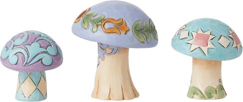 Enesco Jim Shore Heartwood Creek Nature's Meadows Meadurooms Miniature تمثال 3pc مجموعة الراتنجات الحجرية مرسومة باليد مصنوعة من التماثيل الزخرفية الصغيرة التماثيل الصغيرة تمثال ديكور المنزل ، 2.5 بوصة in Saudi Arabia