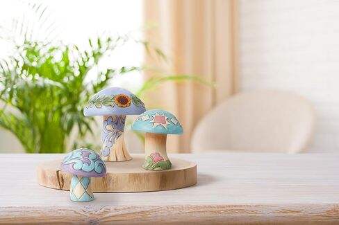 Enesco Jim Shore Heartwood Creek Nature's Meadows Meadurooms Miniature تمثال 3pc مجموعة الراتنجات الحجرية مرسومة باليد مصنوعة من التماثيل الزخرفية الصغيرة التماثيل الصغيرة تمثال ديكور المنزل ، 2.5 بوصة in Saudi Arabia