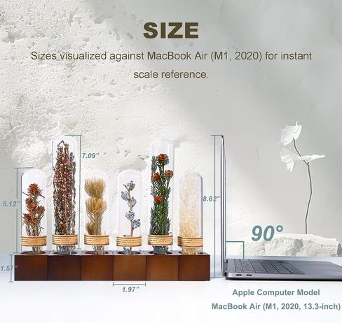 Handcrafted Immortal Plants Book Shelf Decor - Natural Plant Decor|Wood Sculpture for Table,Desk,Office,Bookshelf - Unique Gift for Women,Plant Lovers,Nature Enthusiasts (3-Piece Set) in Saudi Arabia