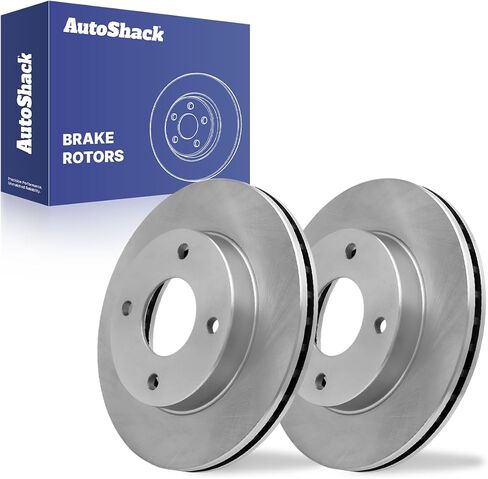 Autoshack Brake Rotors Urble Brake Rotor Kit For 2000-2006 Nissan Sentra 1.8L FWD R41309PR in Saudi Arabia