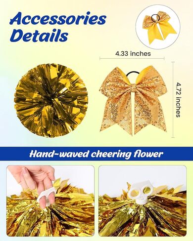 زي المشجع للفتيات ملابس التشجيع للأطفال في فيلم الهالوين مع جورب ربطة عنق بوم in Kuwait