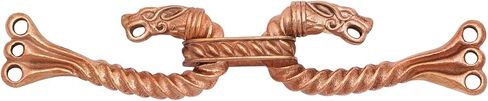 Lord of Battles Medieval Cloak Pin (Made of Bronze) | Viking Celtic Brooch Pin Dragon Design Hook for Cloak Scarf, Shawl | Handmade Cloak Clasp Lost-Wax Cast Bronze in Saudi Arabia