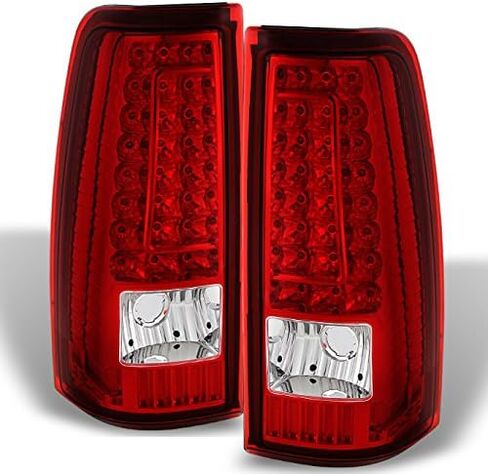 Akkon-لـ 99-02 Chevy Silverado 09-03 GMC Sierra Pickup Truck Red Clear G2 LED LED LIGH in Kuwait