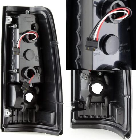 Akkon-لـ 99-02 Chevy Silverado 09-03 GMC Sierra Pickup Truck Red Clear G2 LED LED LIGH in Kuwait