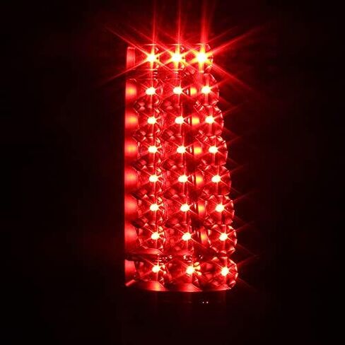 Akkon-لـ 99-02 Chevy Silverado 09-03 GMC Sierra Pickup Truck Red Clear G2 LED LED LIGH in Kuwait