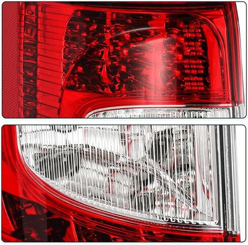 لعام 2011 2012 2013 2014 2015 2016 Chrysler Town & Country Tail Lights w/LED LED Halogen Assembly for 11-16 Town and Country Leachs Brake Brake Lamps ، LH Driver Side CH2800198 in Saudi Arabia