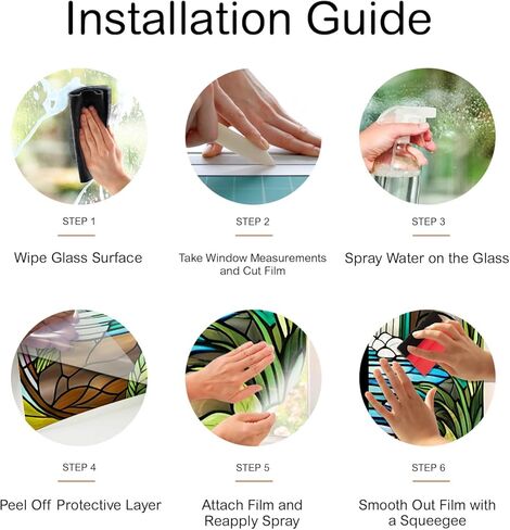 Aurora Borealis Dance Stained Glass Window Film, Decorative Aurora Borealis Dance Stained Glass Window Film, Aurora Borealis Dance Stained Glass Window Film for Bathroom Door Heat Anti UV in Kuwait