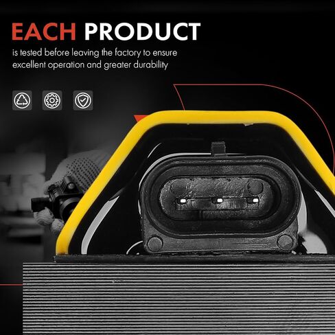 A-Premium (Yellow) Engine Ignition Coil Pack Compatible with Chevrolet Silverado 1500 & GMC Sierra 1500 & Cadillac Escalade & Buick Roadmaster & Isuzu NPR & Oldsmobile Bravada & Workhorse & Pontiac in Saudi Arabia
