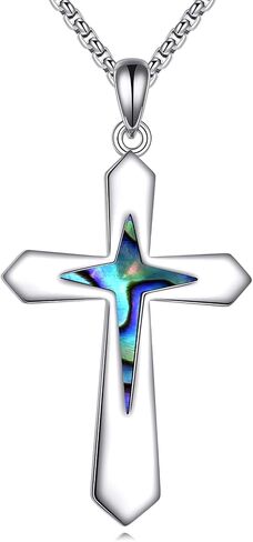Gothic Sword Necklace 925 Sterling Silver Peace Sign Pendant Wings Jewelry Birthday Gift for Men Women in Saudi Arabia