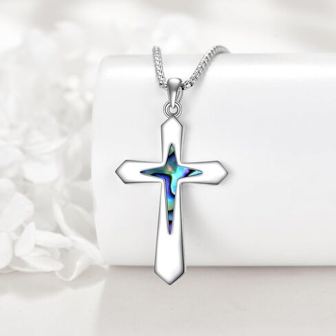 Gothic Sword Necklace 925 Sterling Silver Peace Sign Pendant Wings Jewelry Birthday Gift for Men Women in Saudi Arabia