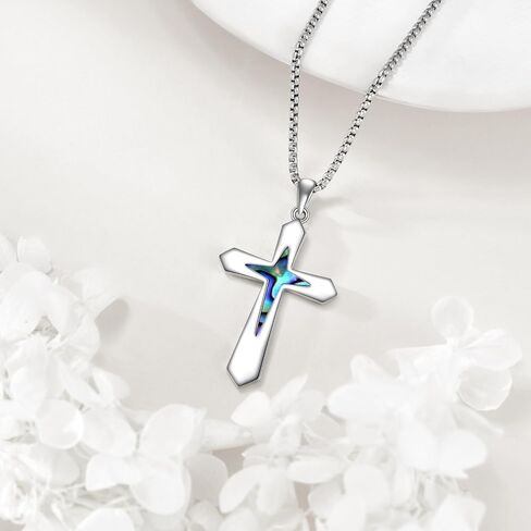 Gothic Sword Necklace 925 Sterling Silver Peace Sign Pendant Wings Jewelry Birthday Gift for Men Women in Saudi Arabia