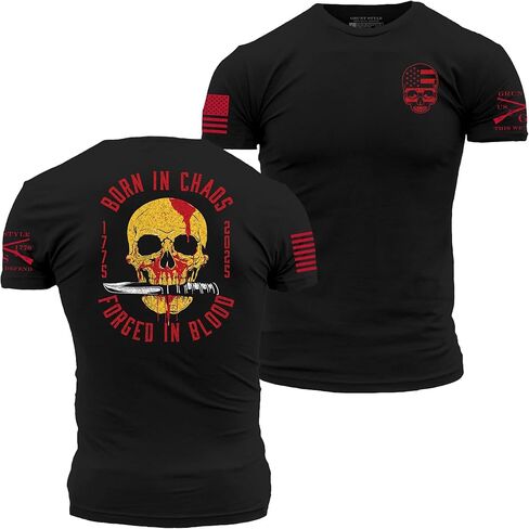 Grunt Style Forged in Blood Men's T-Shirt in Saudi Arabia