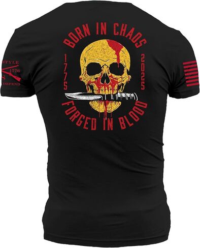 Grunt Style Forged in Blood Men's T-Shirt in Saudi Arabia