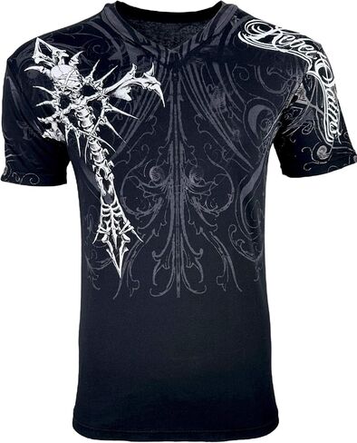 Rebel Saint by Affliction Men's T-Shirt Fracture in Saudi Arabia