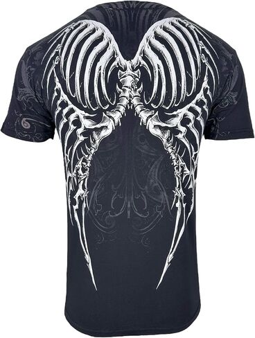 Rebel Saint by Affliction Men's T-Shirt Fracture in Saudi Arabia