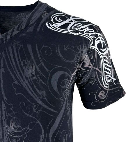Rebel Saint by Affliction Men's T-Shirt Fracture in Saudi Arabia