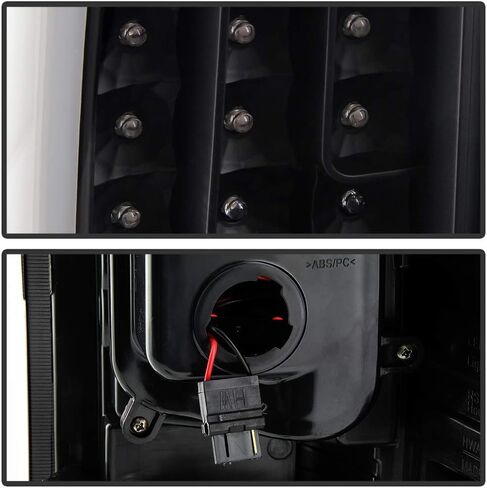 ACANII - For 2007-2013 Chevy Silverado 1500 2500 3500 Black Housing Sequentia Full LED Tube Tail Lights Brake Lamps in Saudi Arabia