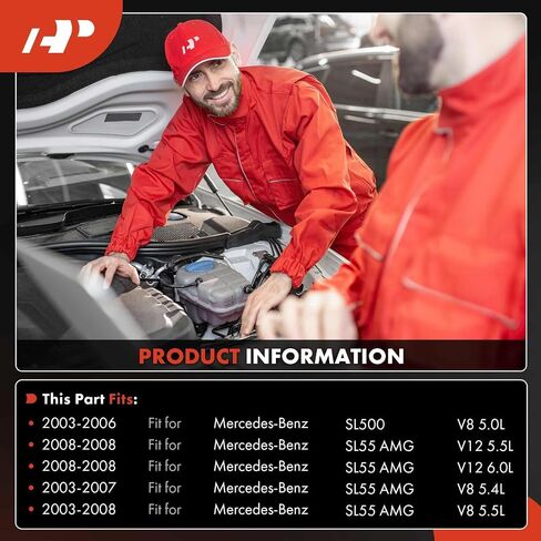 مكيف الهواء A-premium ضاغط AC مع القابض متوافق مع Mercedes-Benz SL500 2006-2006 ، SL55 AMG 2003-2008 in Saudi Arabia