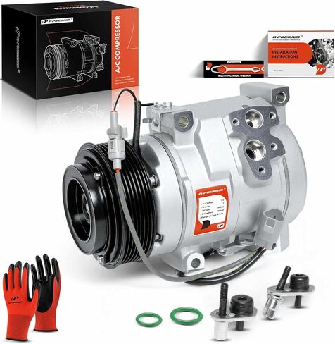 A-Premium Air Conditioner AC Compressor with Clutch Compatible with Toyota Tundra 4.0L 2007-2014, 4Runner 4.0L 2010-2020, FJ Cruiser 4.0L 2010-2014, 7 Grooves in Saudi Arabia
