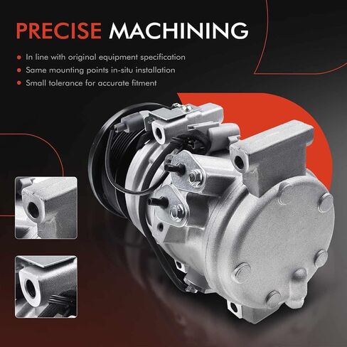 A-Premium Air Conditioner AC Compressor with Clutch Compatible with Toyota Tundra 4.0L 2007-2014, 4Runner 4.0L 2010-2020, FJ Cruiser 4.0L 2010-2014, 7 Grooves in Saudi Arabia