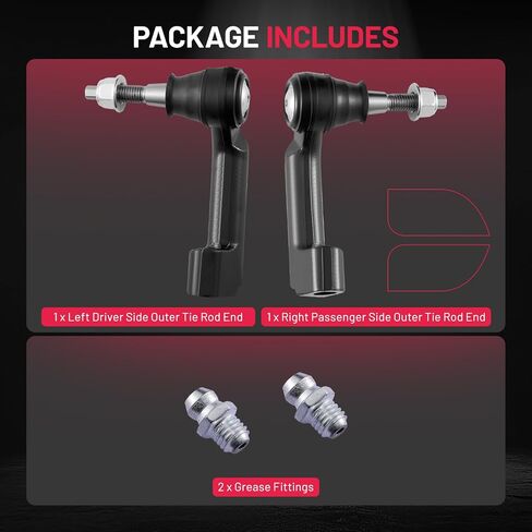 BDFHYK 2pcs Front Outer Tie Rod Ends Kit Compatible with 2007-2021 Lincoln Navigator, 2007-2021 Expedition 2009-2020 F150 Replacement for ES800515 ES800514 in Saudi Arabia