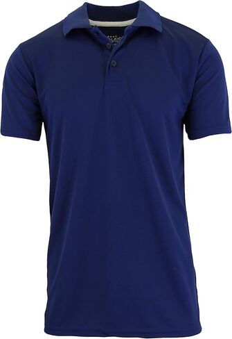 Galaxy by Harvic Men Men's Tagisture Wicking Polo Shirt (S-3XL) in Saudi Arabia
