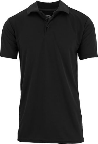 Galaxy by Harvic Men Men's Tagisture Wicking Polo Shirt (S-3XL) in Kuwait