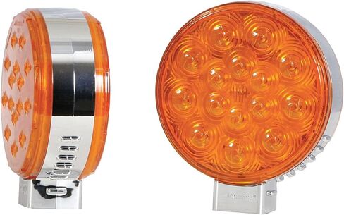 Maxxima M42341R/Y Red/Amber Double Faced Round LED Pedestal Light in Kuwait