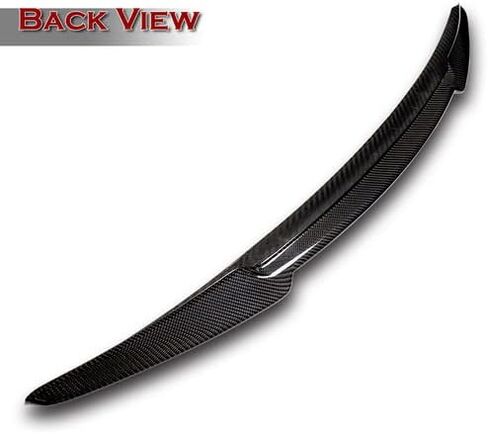 Black Real Carbon Carbon Fiber V-style strunk lid spoiler wing متوافق مع 2013-2017 Honda Accord 2DR Coupe ، 2014 2015 2015 in Saudi Arabia