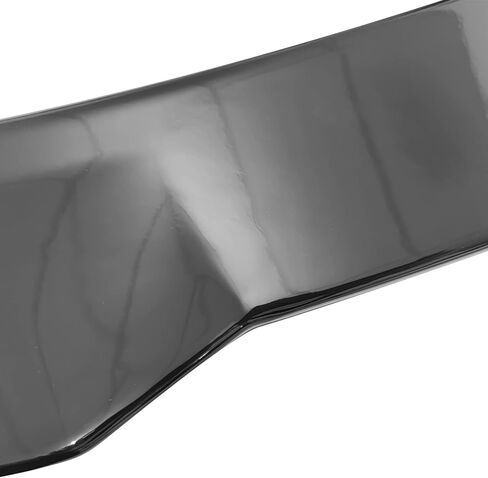 IKON MOTORSPORTS, Trunk Spoiler Compatible with 2017-2025 Tesla Model 3, Carbon Fiber Print ABS Plastic Performance Style Rear Trunk Lid Wing Spoiler, 2018 2019 2020 2021 2022 in Saudi Arabia