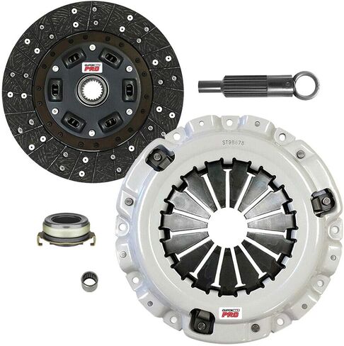 ClutchMaxPRO Performance Stage 2 Clutch Kit with Chromoly Flywheel with Balance Weight Compatible with 2004-2011 Mazda RX8 1.3L 13B-MSP 6 Speed (CP10061HDLSF-CW-03-ST2) in Saudi Arabia