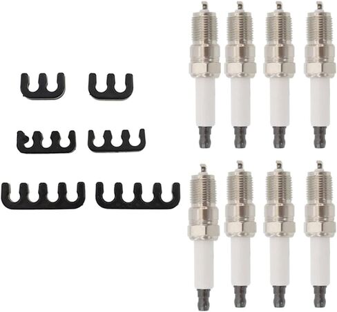 8 Pack Square Ignition Coil UF271 & Spark Plug Wire 12556893 12558693 12570553 3859078 Replacement for Chevy Avalanche Silverado 1500 2500 3500 4.8L 5.3L 6.0L 8.1L 1999-2007 in Saudi Arabia