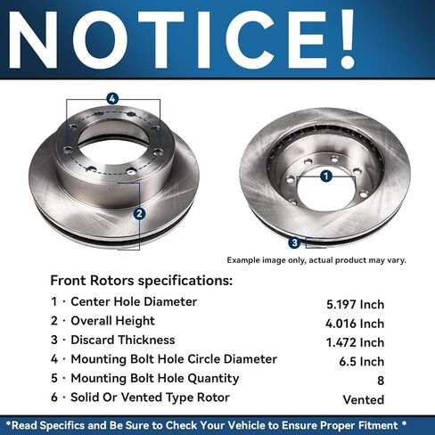 Detroit Axle - مجموعة الفرامل لعام 2009 2010 2011-2018 دودج رام 2500 3500 دوارات الفرامل 2012 2013 2014 2015 2016 منصات الفرامل السيراميك الاستبدال الأمامي والخلفي: 14.17 بوصة أمامي و 14.09 بوصة الدوار الخلفي in Saudi Arabia
