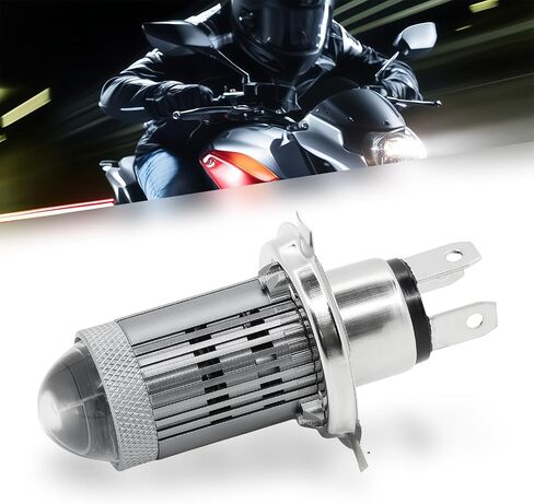 H4 Light Motorcycle Light Light Super Bright High Beam 6000K Low Beam 3000K ، 32W Clop and Play Amber and White ، Pack of 1 in Saudi Arabia