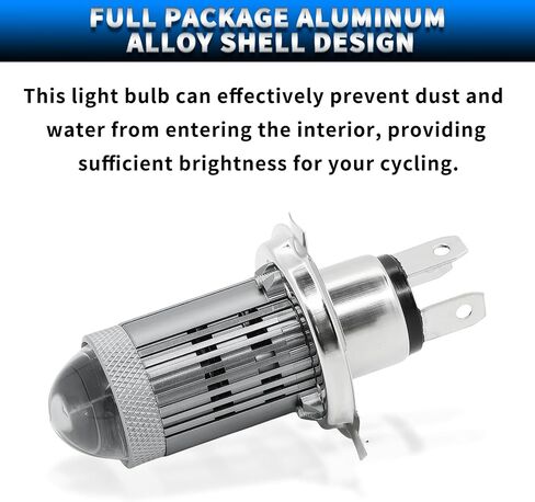 H4 Light Motorcycle Light Light Super Bright High Beam 6000K Low Beam 3000K ، 32W Clop and Play Amber and White ، Pack of 1 in Saudi Arabia