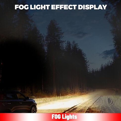 Fog Light Bulbs Fit For Hyundai Santa Fe 2002-2012,881 High Performance Fog Lights Halogen Light Bulb, 6000K White Light, Pack of 2 in Kuwait
