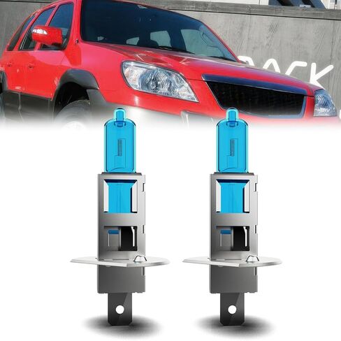 Headlight Bulbs Compatible With Mazda Tribute 2001-2006, 9003 High Low Beam Headlights Halogen Light Bulb, Super Bright 6000K White, Plug and Play, Pack of 2 in Saudi Arabia