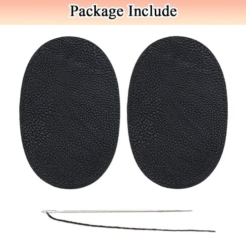 2 قطعة القهوة بولي Leather الجلود النسيج البيضاوي الكوع الركبة بقع ل سترة بنطلون إصلاح بقع الحرفية توريد الخياطة يزين in Kuwait