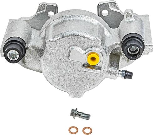 Detroit Axle - Front Right Brake Caliper for Dodge Ram 1500 Chevy GMC Yukon Tahoe C1500 C2500 K1500 K2500 Express Savana 1500 Escalade DeVille Disc Brake Caliper Passenger Side Replacement in Saudi Arabia