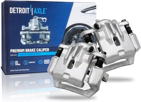 Detroit Axle - 2pc الفرجار الخلفي للفرامل الخلفية لـ 2.5L 10-14 Subaru Legacy Outback Discipers W/Brackets 2011 2012 2013 2014 Assembly Assembly in Kuwait