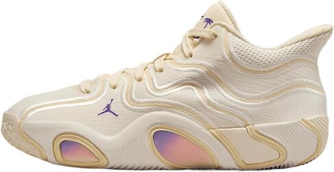 Nike Tatum 3 Big Kids' Basketball Shoes (HV5893-100, Sail/Muslin/Pale Ivory/Dark Iris) in Saudi Arabia
