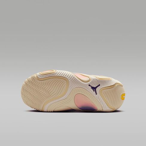Nike Tatum 3 Big Kids' Basketball Shoes (HV5893-100, Sail/Muslin/Pale Ivory/Dark Iris) in Saudi Arabia