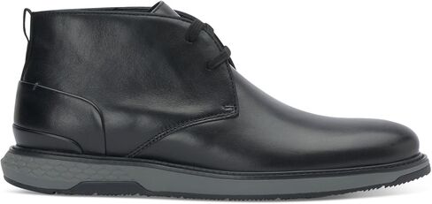 Vince Camuto Mens Black Comfort Soleh Round Toe Lace-Up Leather Chukka Boots 11.5 M in Saudi Arabia