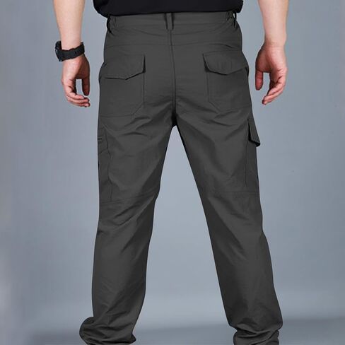 Cargo Pants for Men Slim Fit Water Resistant Breathable Stretchy Lightweight Quick Dry Work Hiking Tactical Pants in Saudi Arabia
