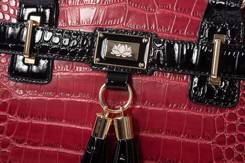 JKM and Company Rolling Laptop Computer Wheels Briefcase - THE DUCHESS Purple Black Carryall Tote Bag in Kuwait