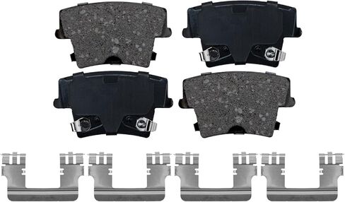 Detroit Axle - مجموعة الفرامل لـ V6 AWD أو 5.7L Chrysler 300 دودج تشالنجر تشارجر ماجنوم فرامل الفرامل ومنصات الفرامل السيراميك استبدال: 13.6 "بوصة الأمامية و 12.6" بوصة خلفية. in Saudi Arabia