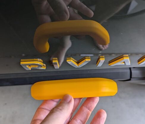 Silicone Tow Hook Covers Protector Against Scratches for Rivian R1T R1S Cosmetic Decal Accessories Scratch-Resistant Anti-Scratch Scratch-Proof in Saudi Arabia