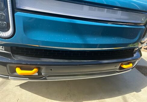 Silicone Tow Hook Covers Protector Against Scratches for Rivian R1T R1S Cosmetic Decal Accessories Scratch-Resistant Anti-Scratch Scratch-Proof in Saudi Arabia