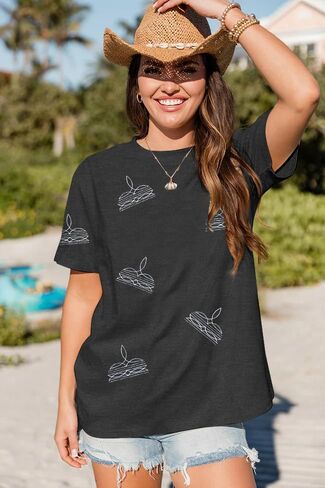 Western Shirts for Women Boot Stitch Embroidery Shirt Rodeo Vintage Tshirt Oversized Boho Country Music Short Sleeve Top in Saudi Arabia